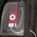 Sealed pocket for MP3 player